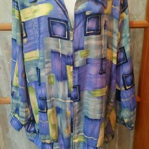 Women's lightweight windbreaker size 1X